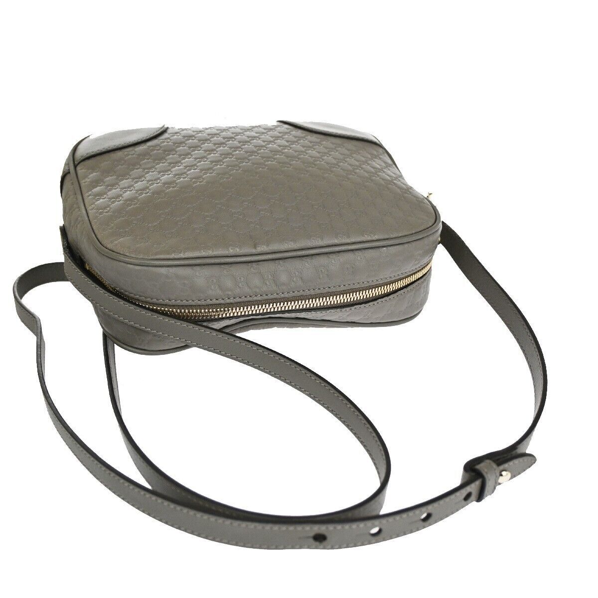 Gucci ssima Grey Leather Shoulder Bag (Pre-Owned) Size ONE SIZE - 5 Thumbnail