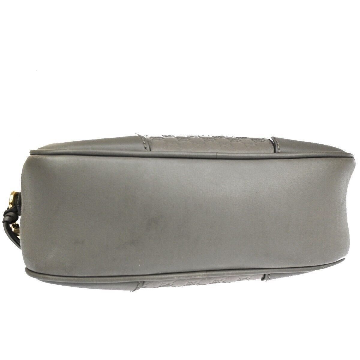 Gucci ssima Grey Leather Shoulder Bag (Pre-Owned) Size ONE SIZE - 11 Thumbnail