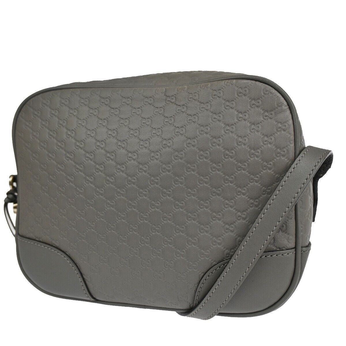 Gucci ssima Grey Leather Shoulder Bag (Pre-Owned) Size ONE SIZE - 2 Thumbnail