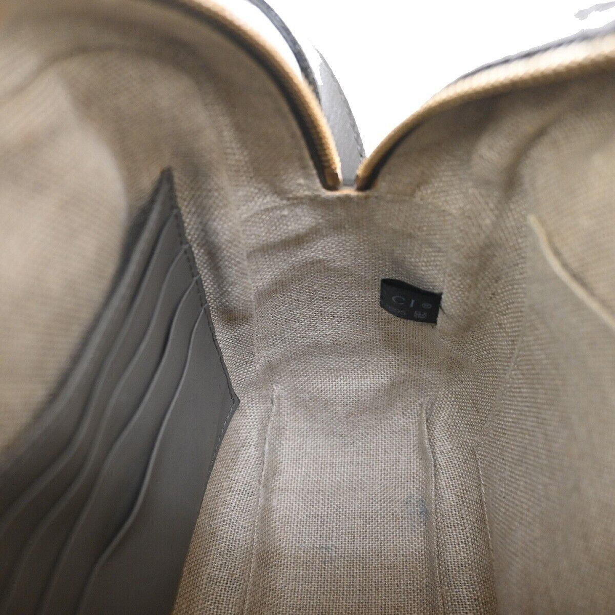Gucci ssima Grey Leather Shoulder Bag (Pre-Owned) Size ONE SIZE - 13 Thumbnail