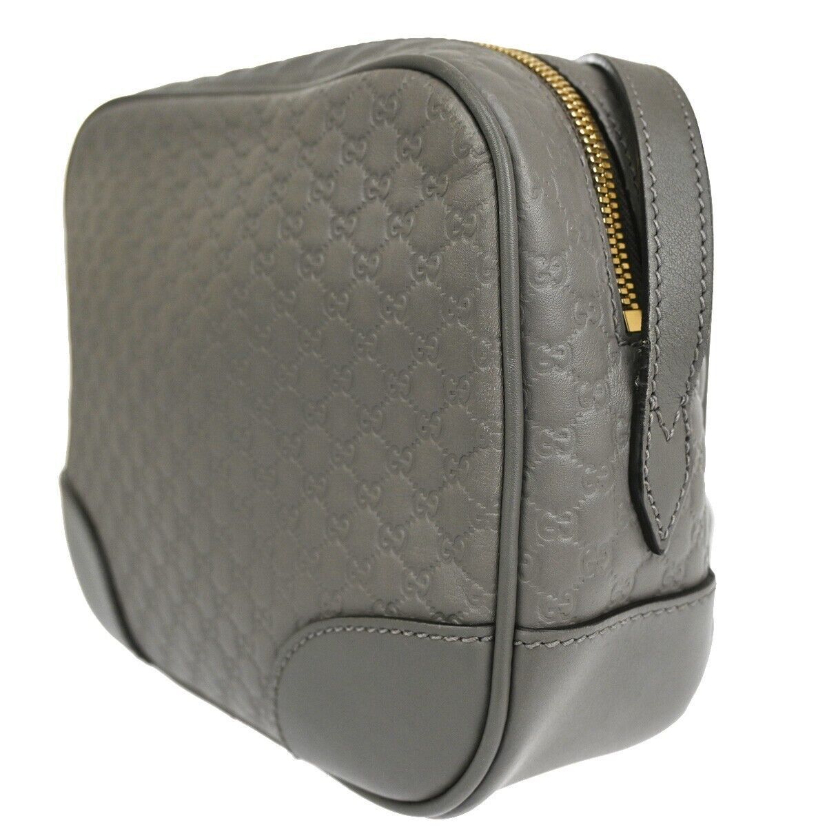 Gucci ssima Grey Leather Shoulder Bag (Pre-Owned) Size ONE SIZE - 4 Thumbnail
