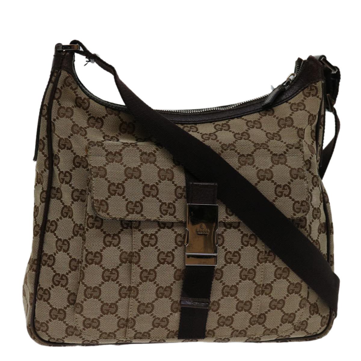 Gucci Gg Canvas Brown Canvas Shoulder Bag (Pre-Owned) Size ONE SIZE - 15 Thumbnail