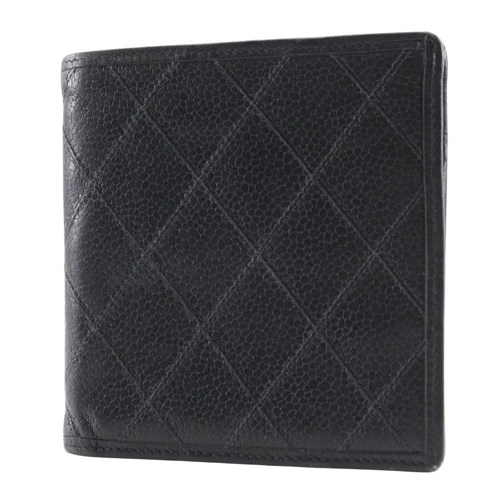 Chanel - Black Leather Wallet (Pre-Owned) Size ONE SIZE - 6 Thumbnail