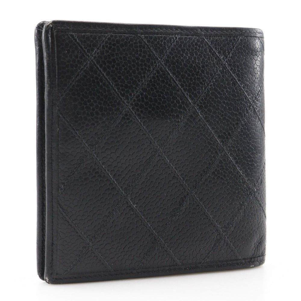 Chanel - Black Leather Wallet (Pre-Owned) Size ONE SIZE - 2 Thumbnail