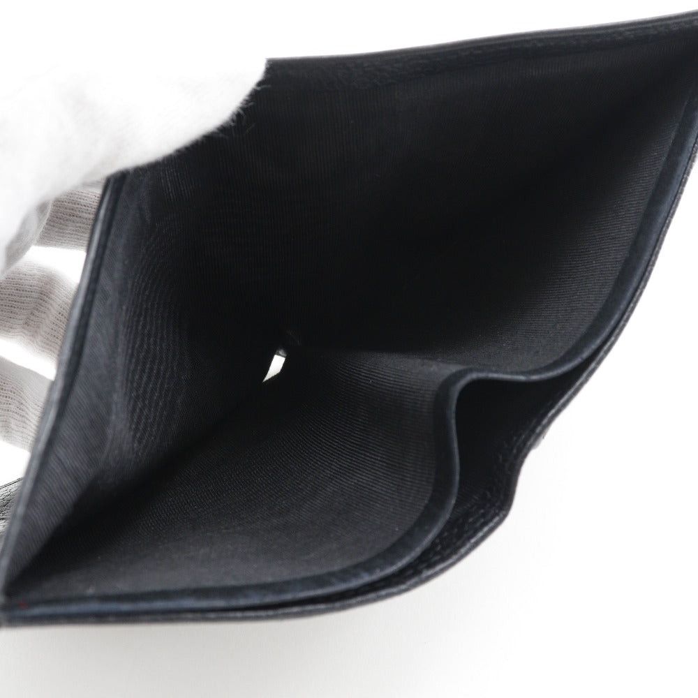 Chanel - Black Leather Wallet (Pre-Owned) Size ONE SIZE - 3 Thumbnail