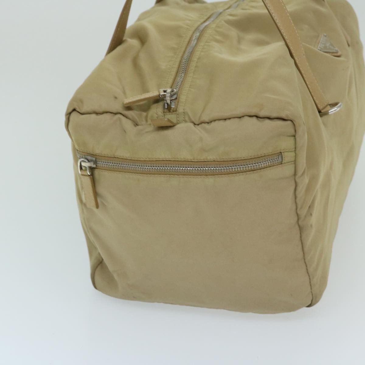 Prada Tessuto Beige Synthetic Handbag (Pre-Owned) Size ONE SIZE - 13 Thumbnail