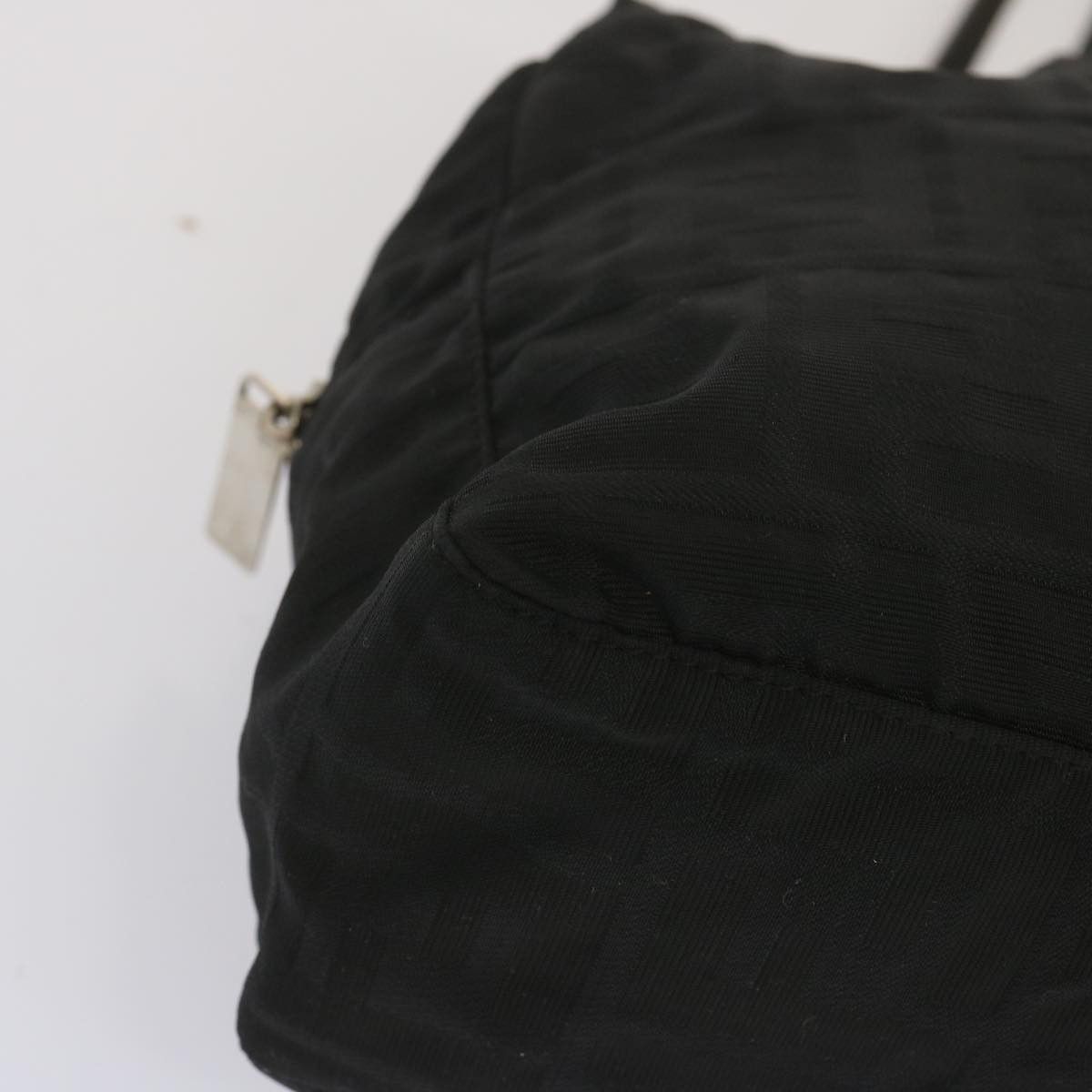 Fendi Zucca Black Canvas Shoulder Bag (Pre-Owned) Size ONE SIZE - 13 Thumbnail