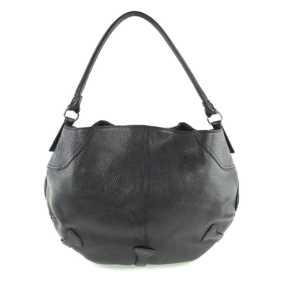 Salvatore Ferragamo Black Leather Shoulder Bag (Pre-Owned) Size ONE SIZE - 2 Thumbnail