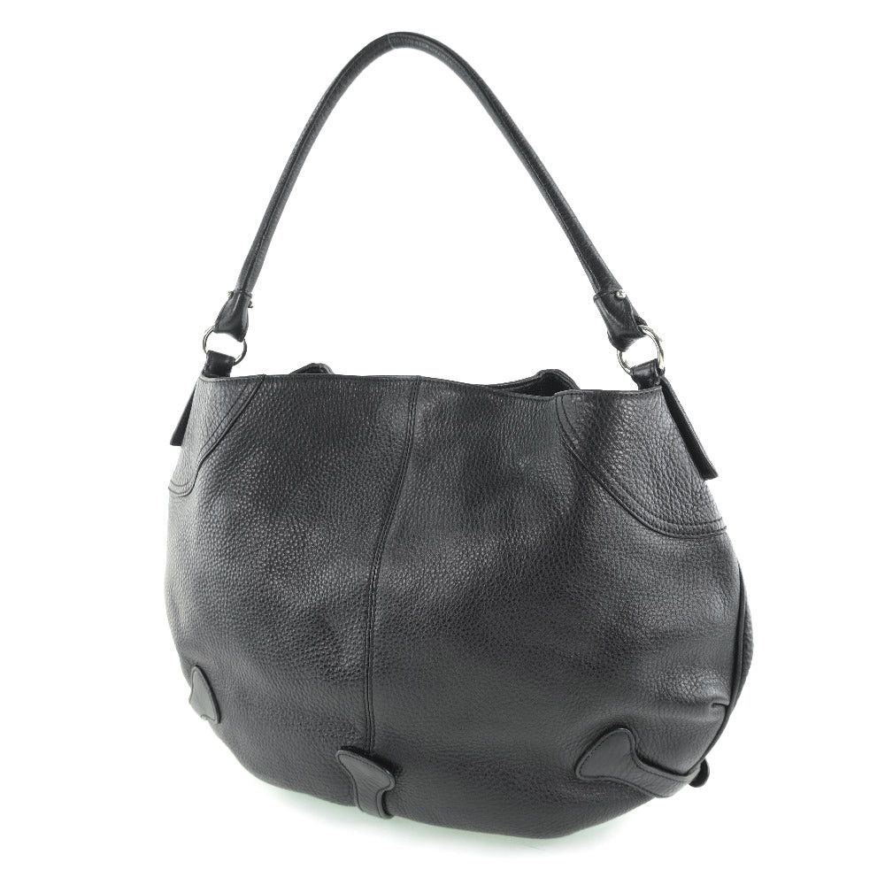 Salvatore Ferragamo Black Leather Shoulder Bag (Pre-Owned) Size ONE SIZE - 5 Thumbnail