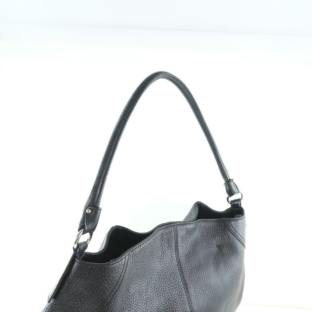 Salvatore Ferragamo Black Leather Shoulder Bag (Pre-Owned) Size ONE SIZE - 7 Thumbnail
