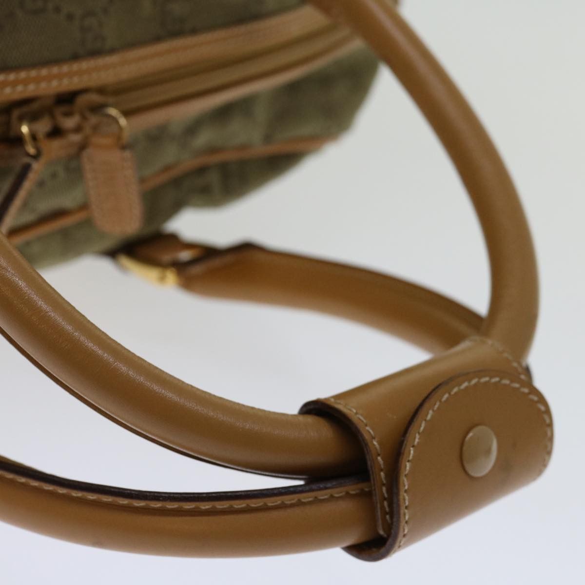 Gucci Gg Canvas Khaki Canvas Travel Bag (Pre-Owned) Size ONE SIZE - 12 Thumbnail