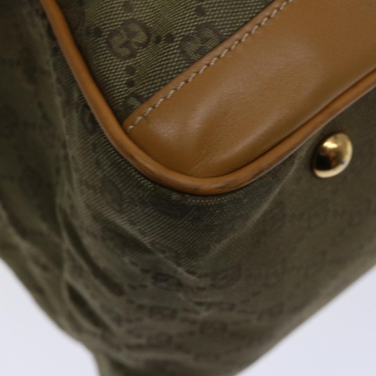 Gucci Gg Canvas Khaki Canvas Travel Bag (Pre-Owned) Size ONE SIZE - 16 Thumbnail