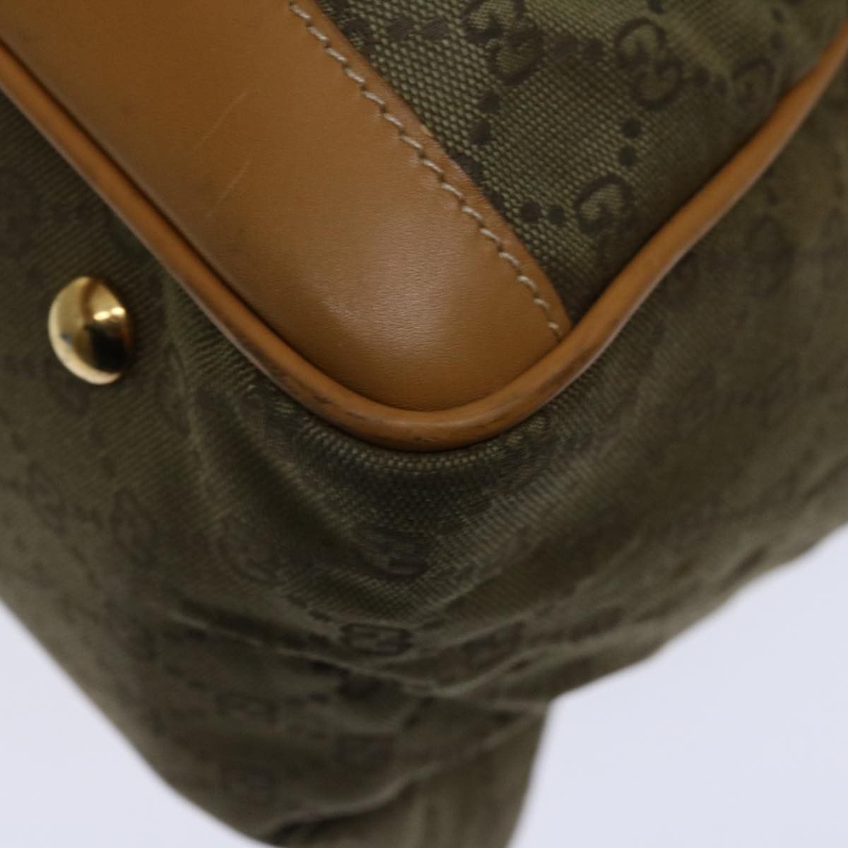 Gucci Gg Canvas Khaki Canvas Travel Bag (Pre-Owned) Size ONE SIZE - 17 Thumbnail