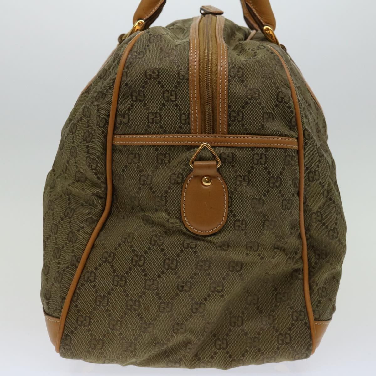 Gucci Gg Canvas Khaki Canvas Travel Bag (Pre-Owned) Size ONE SIZE - 10 Thumbnail