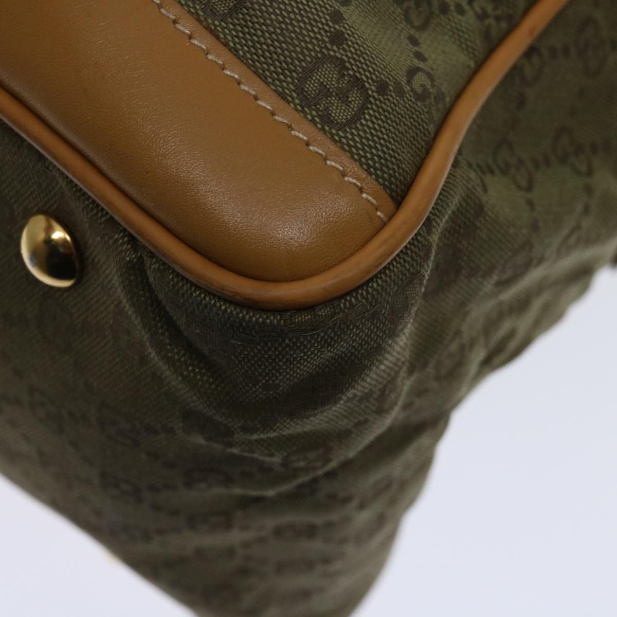 Gucci Gg Canvas Khaki Canvas Travel Bag (Pre-Owned) Size ONE SIZE - 15 Thumbnail