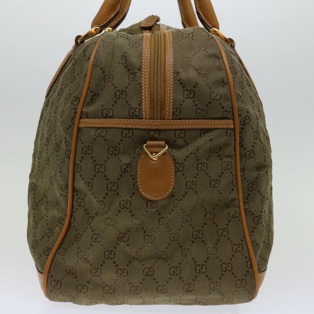 Gucci Gg Canvas Khaki Canvas Travel Bag (Pre-Owned) Size ONE SIZE - 11 Thumbnail