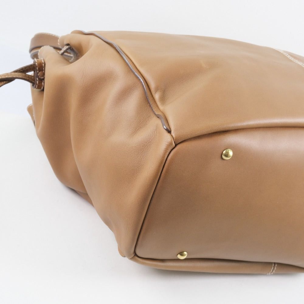 Salvatore Ferragamo Brown Leather Handbag (Pre-Owned) Size ONE SIZE - 8 Thumbnail