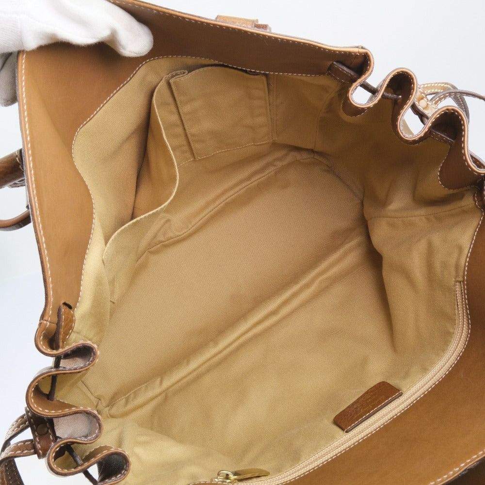 Salvatore Ferragamo Brown Leather Handbag (Pre-Owned) Size ONE SIZE - 5 Thumbnail