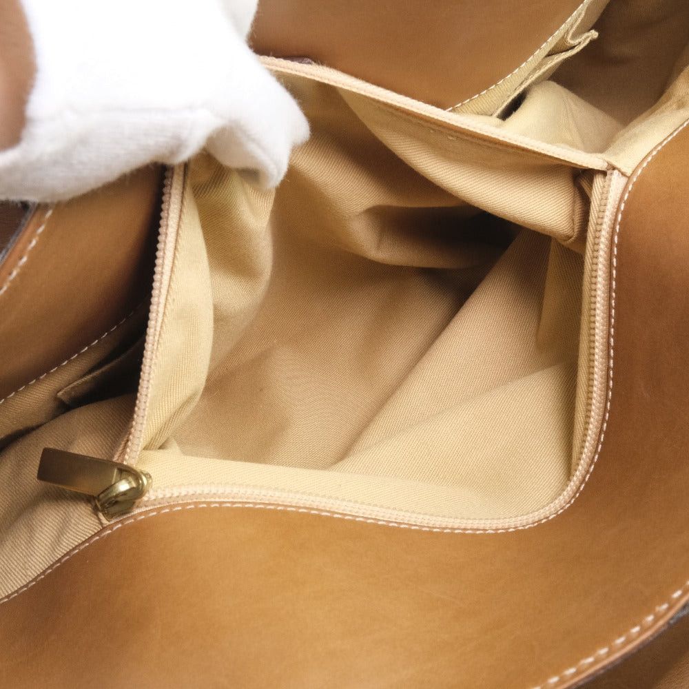 Salvatore Ferragamo Brown Leather Handbag (Pre-Owned) Size ONE SIZE - 11 Thumbnail