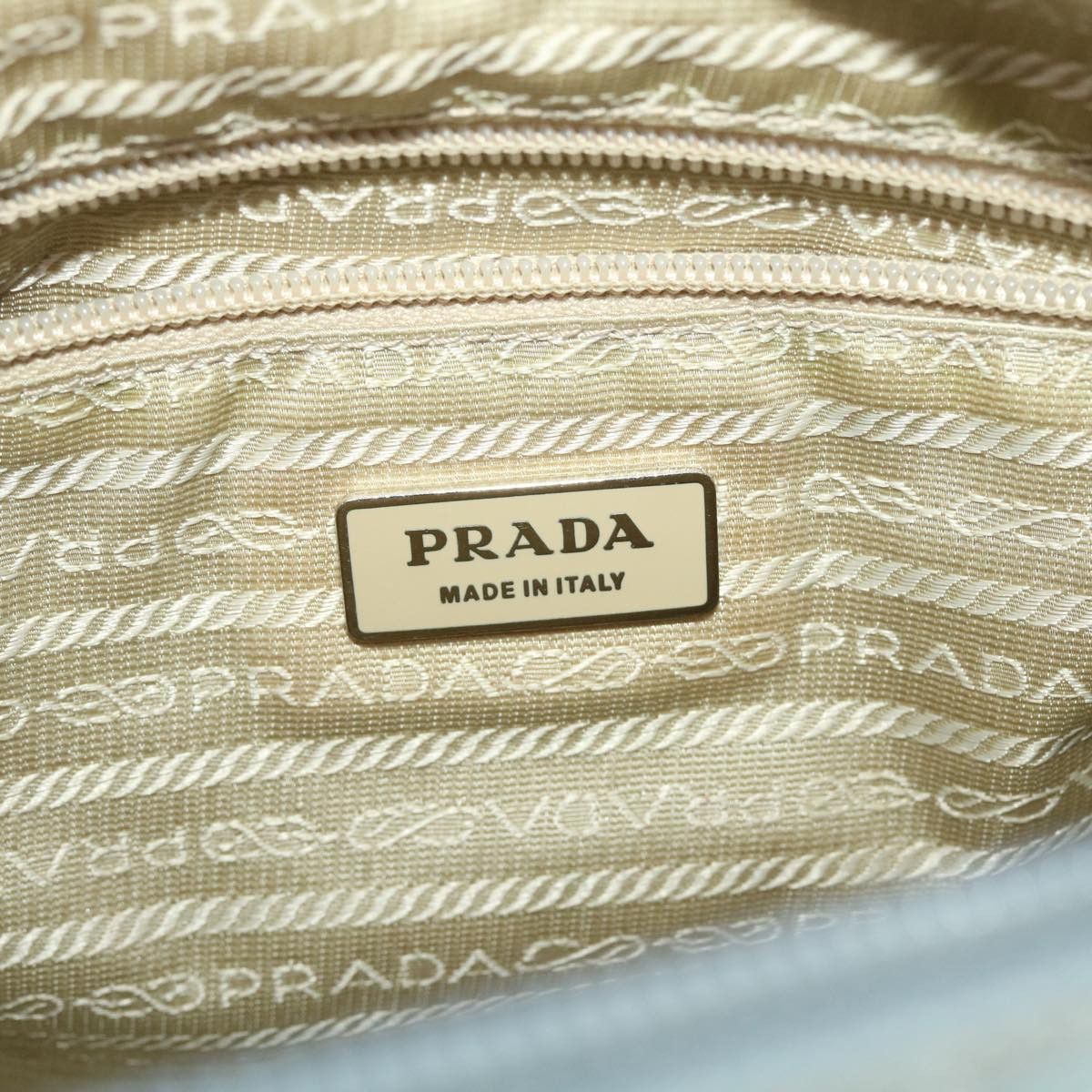 Prada Blue Synthetic Shoulder Bag (Pre-Owned) Size ONE SIZE - 18 Thumbnail