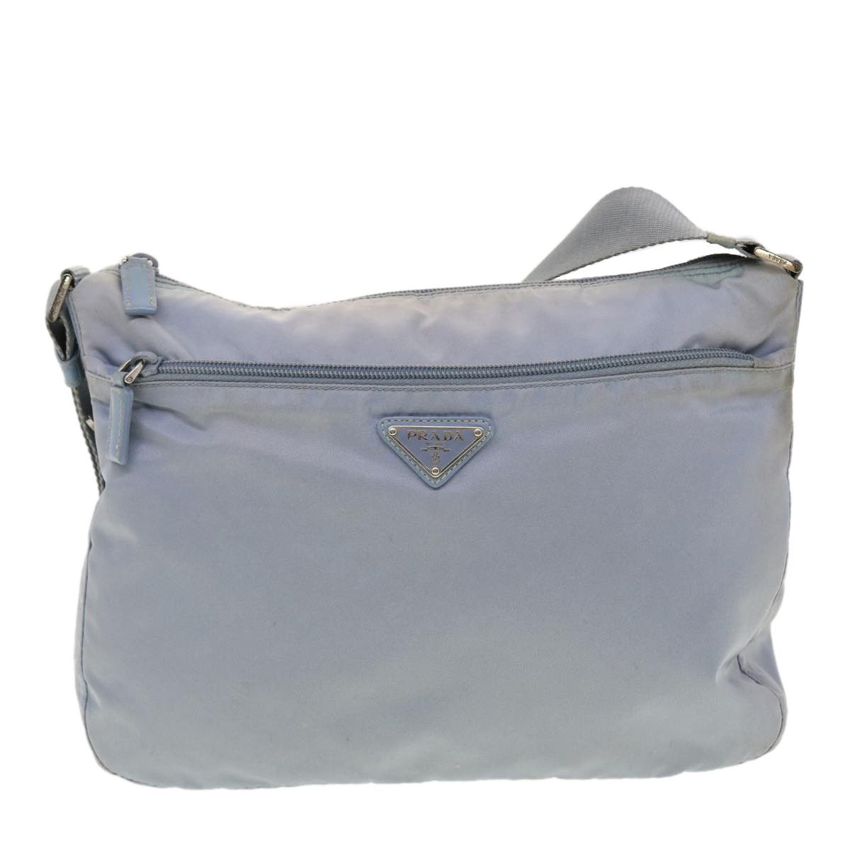 Prada Blue Synthetic Shoulder Bag (Pre-Owned) Size ONE SIZE - 20 Thumbnail