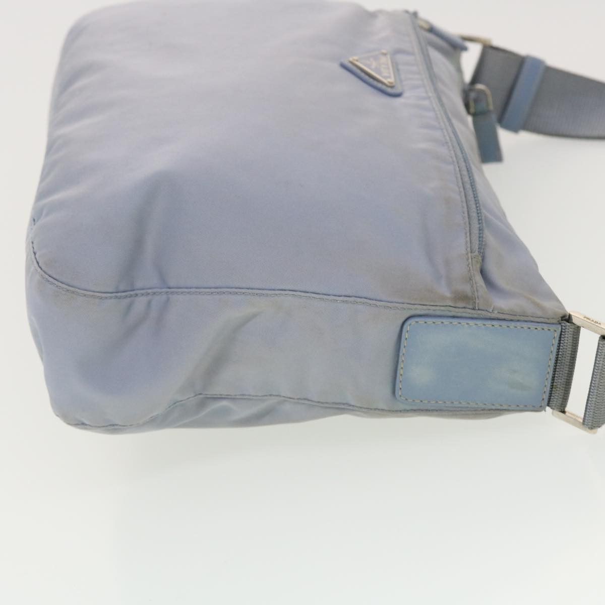 Prada Blue Synthetic Shoulder Bag (Pre-Owned) Size ONE SIZE - 8 Thumbnail