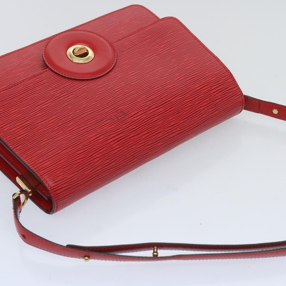 Louis Vuitton Friedland Red Leather Shoulder Bag (Pre-Owned) Size ONE SIZE - 4 Thumbnail
