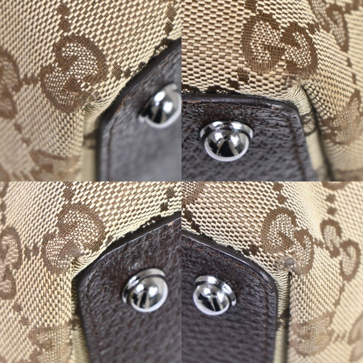 Gucci Beige Canvas Tote Bag (Pre-Owned) Size ONE SIZE - 6 Thumbnail