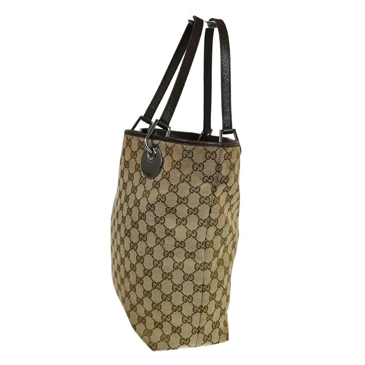 Gucci Beige Canvas Tote Bag (Pre-Owned) Size ONE SIZE - 3 Thumbnail