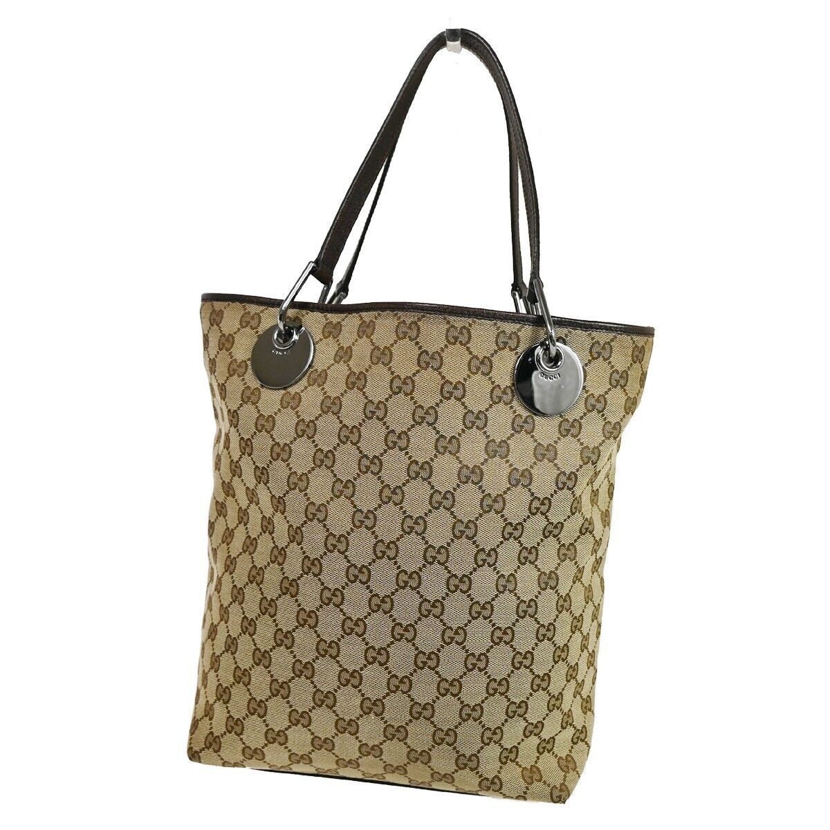 Gucci Beige Canvas Tote Bag (Pre-Owned) Size ONE SIZE - 2 Thumbnail