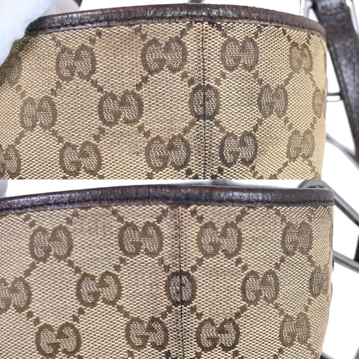 Gucci Beige Canvas Tote Bag (Pre-Owned) Size ONE SIZE - 14 Thumbnail