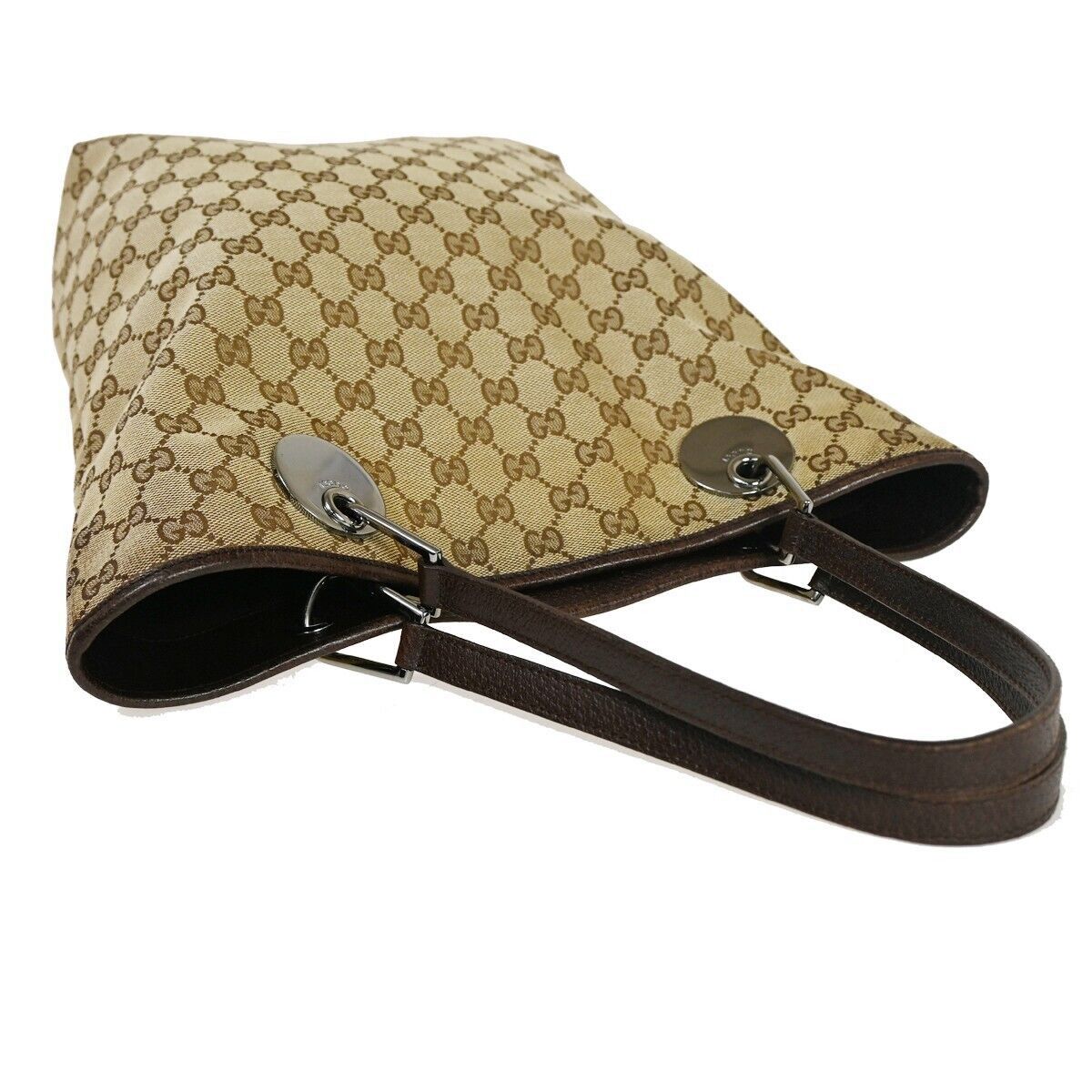 Gucci Beige Canvas Tote Bag (Pre-Owned) Size ONE SIZE - 12 Thumbnail