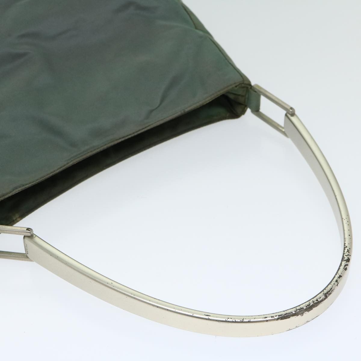 Prada Tessuto Green Synthetic Tote Bag (Pre-Owned) Size ONE SIZE - 12 Thumbnail