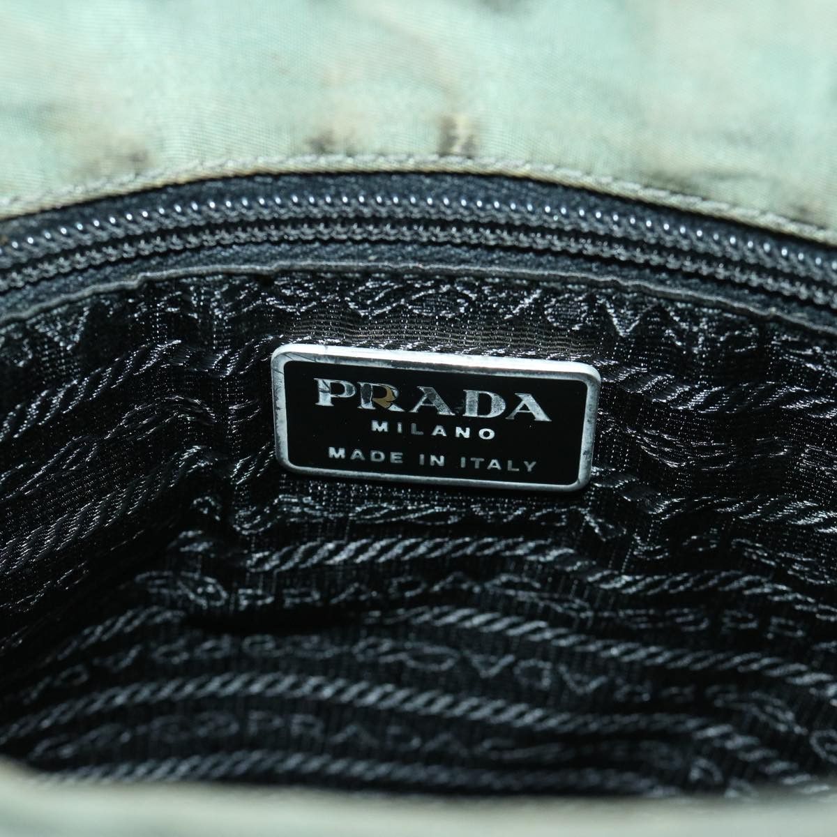 Prada Tessuto Green Synthetic Tote Bag (Pre-Owned) Size ONE SIZE - 18 Thumbnail