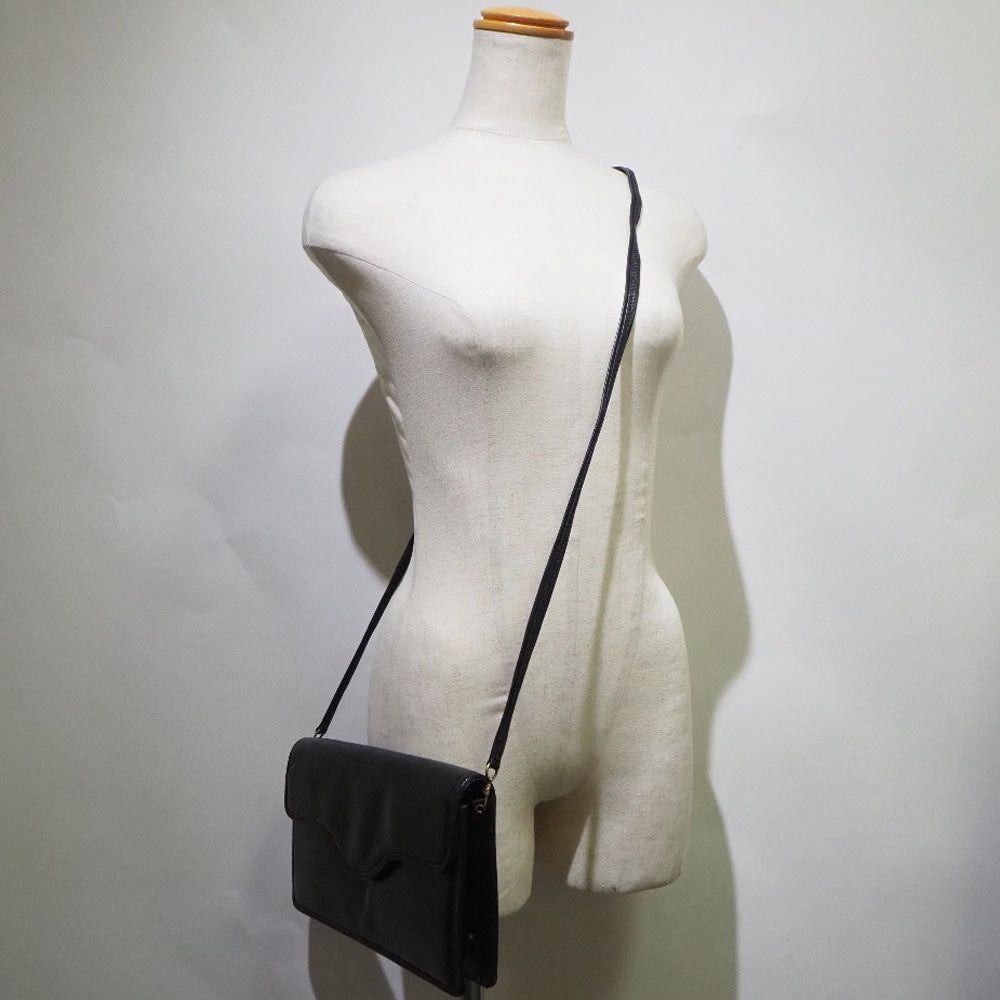 Bally Black Leather Shoulder Bag (Pre-Owned) Size ONE SIZE - 11 Thumbnail