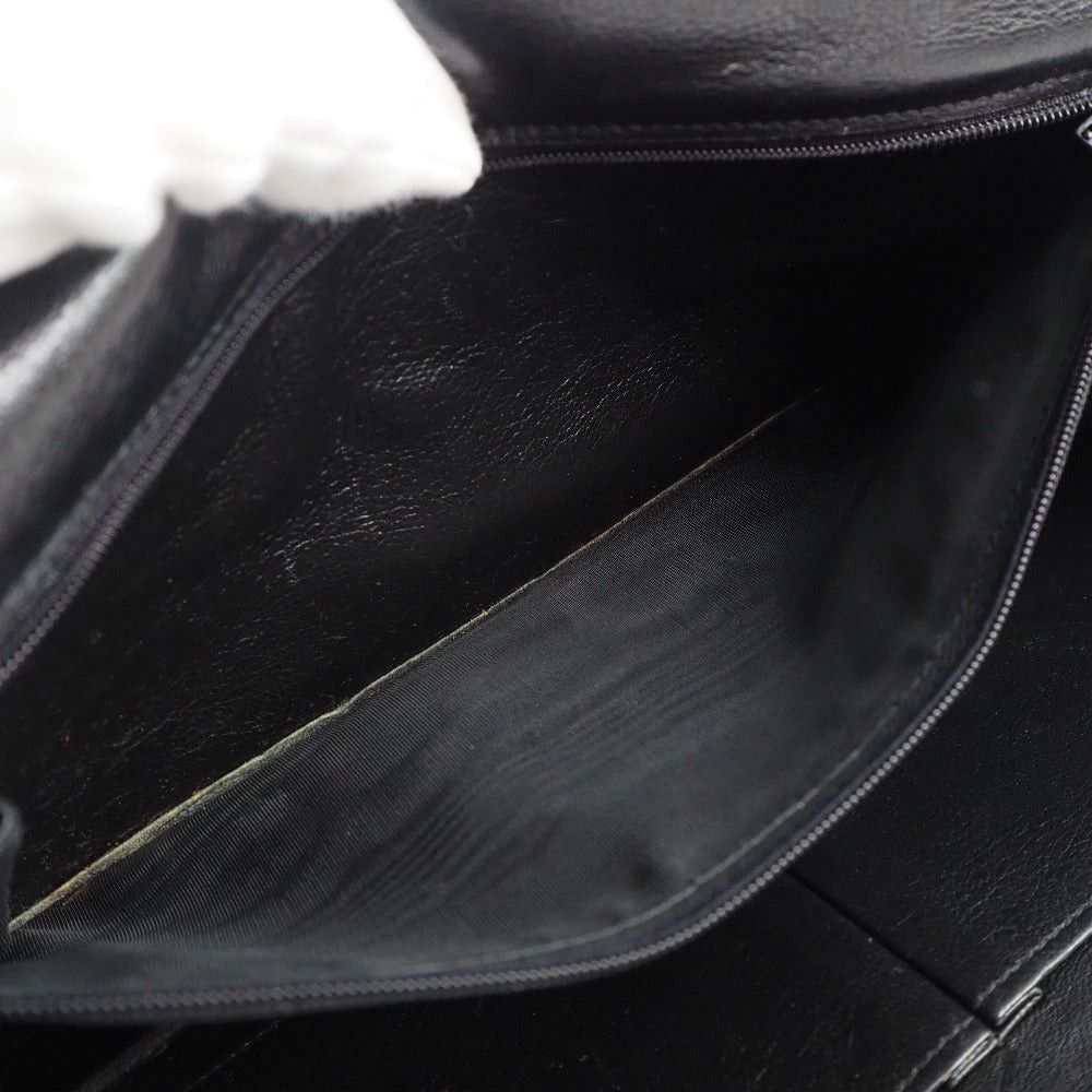 Bally Black Leather Shoulder Bag (Pre-Owned) Size ONE SIZE - 9 Thumbnail