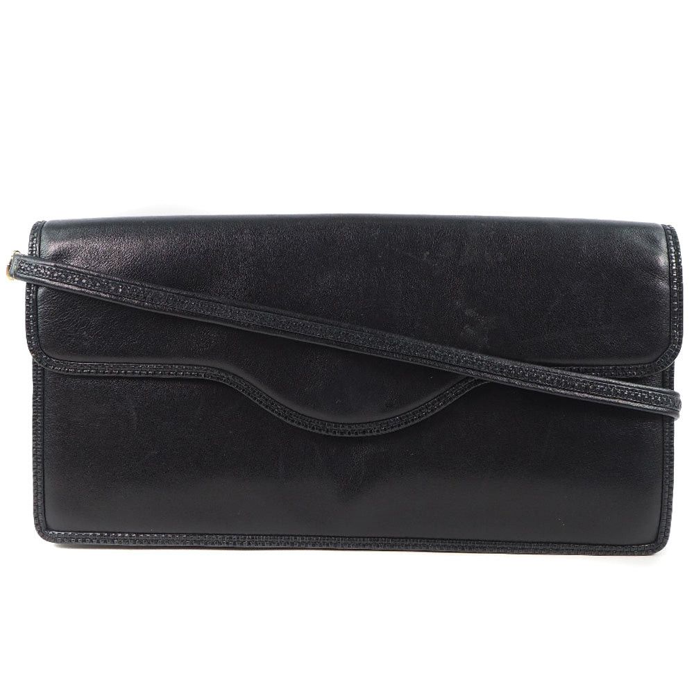 Bally Black Leather Shoulder Bag (Pre-Owned) Size ONE SIZE - 4 Thumbnail