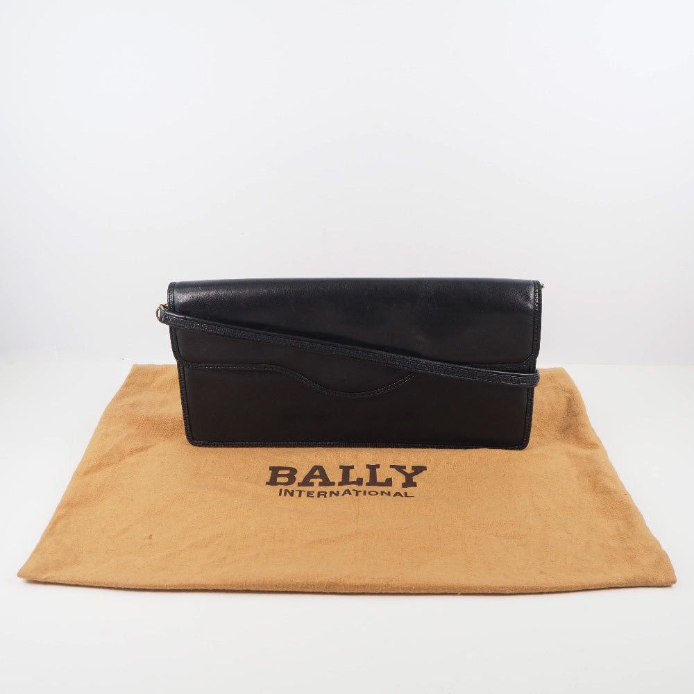 Bally Black Leather Shoulder Bag (Pre-Owned) Size ONE SIZE - 3 Thumbnail