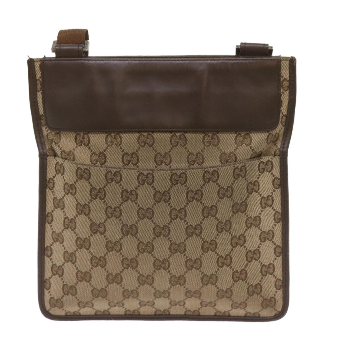 Gucci Gg Canvas Beige Canvas Shoulder Bag (Pre-Owned) Size ONE SIZE - 2 Thumbnail