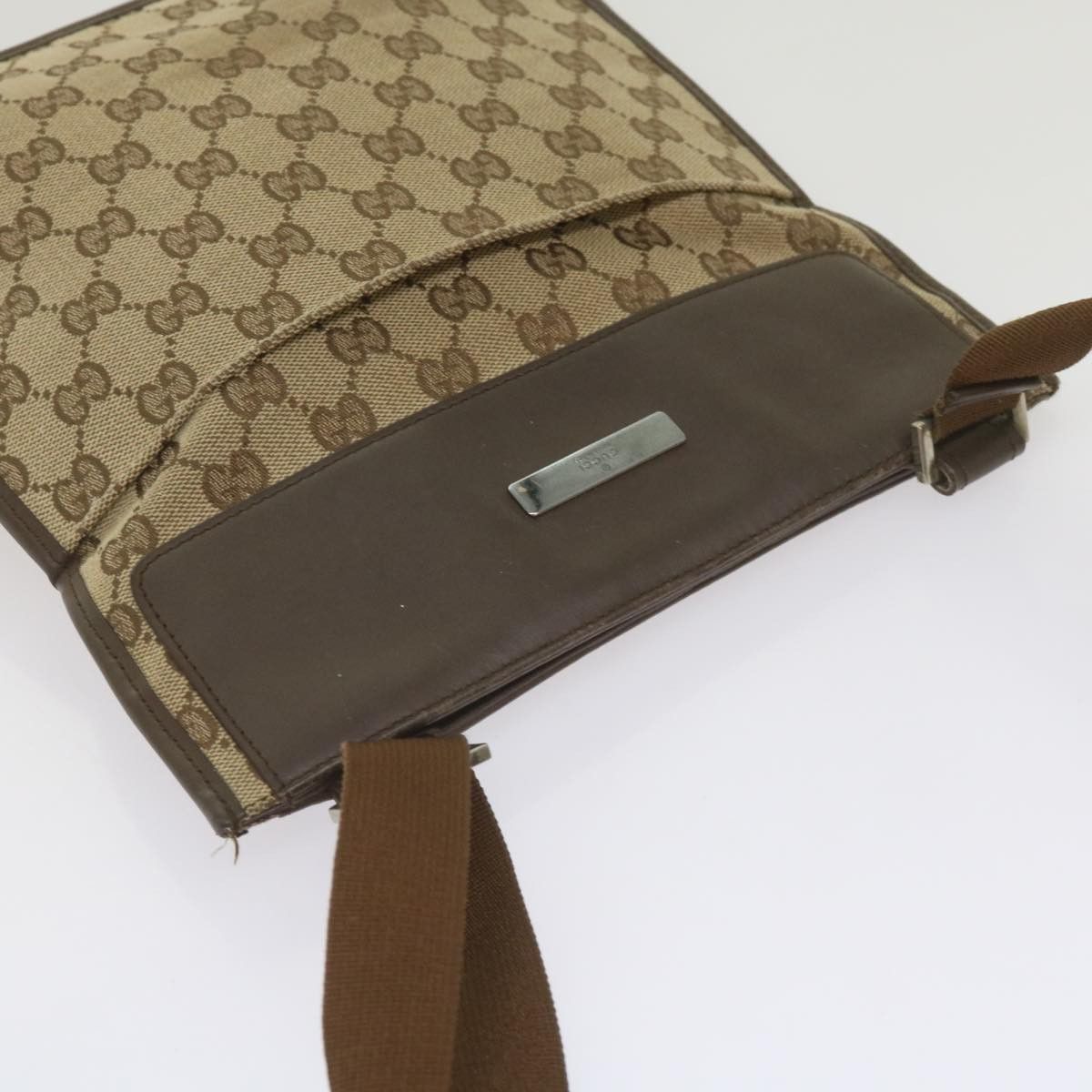 Gucci Gg Canvas Beige Canvas Shoulder Bag (Pre-Owned) Size ONE SIZE - 12 Thumbnail