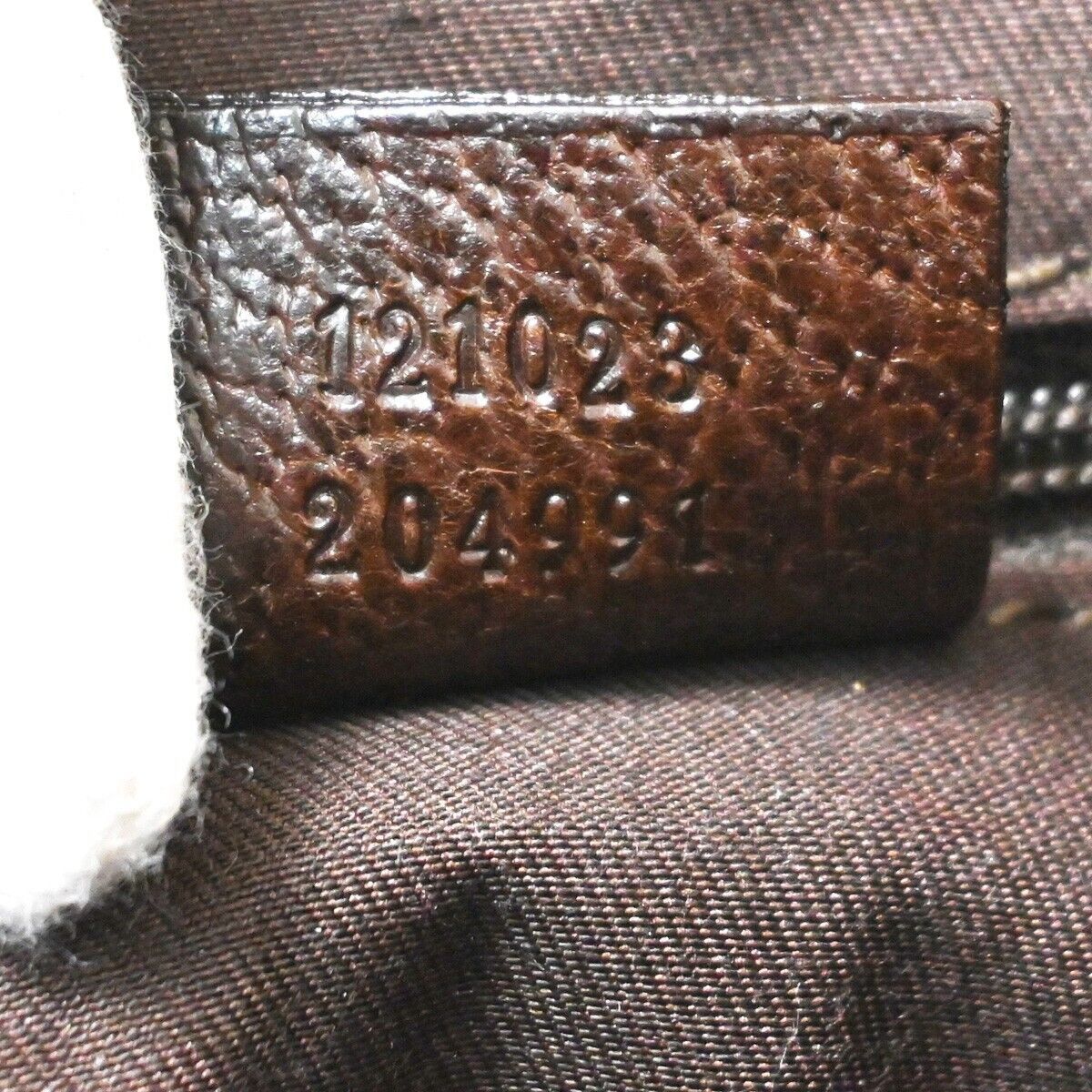 Gucci Brown Canvas Shoulder Bag (Pre-Owned) Size ONE SIZE - 9 Thumbnail