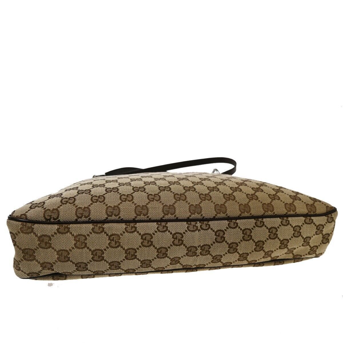 Gucci Brown Canvas Shoulder Bag (Pre-Owned) Size ONE SIZE - 11 Thumbnail