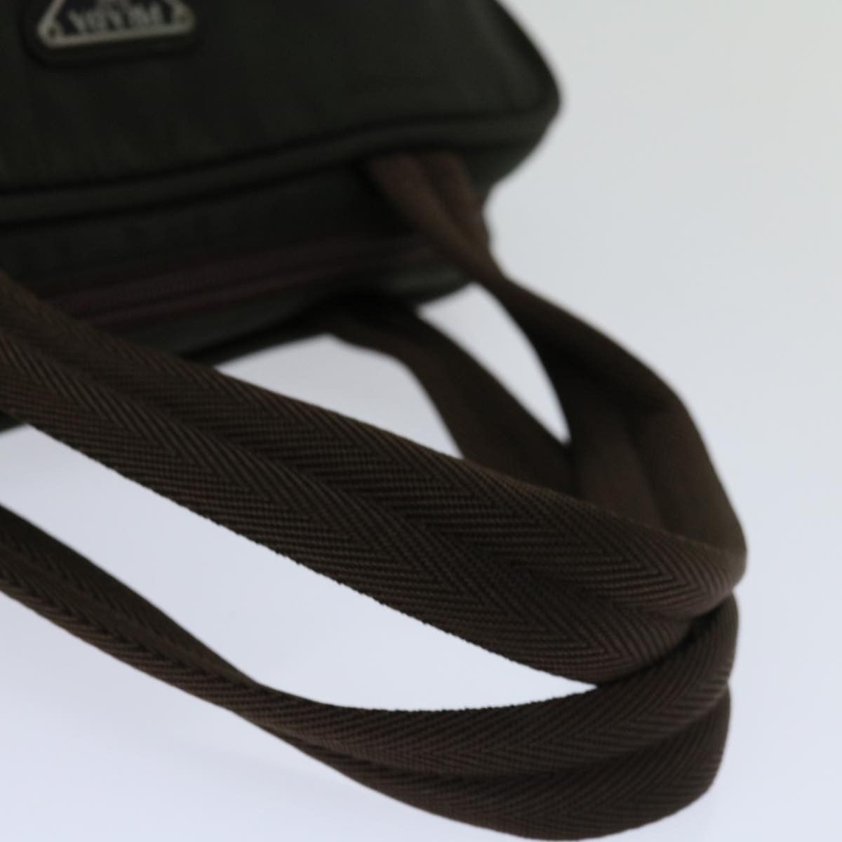 Prada Tessuto Brown Synthetic Handbag (Pre-Owned) Size ONE SIZE - 12 Thumbnail