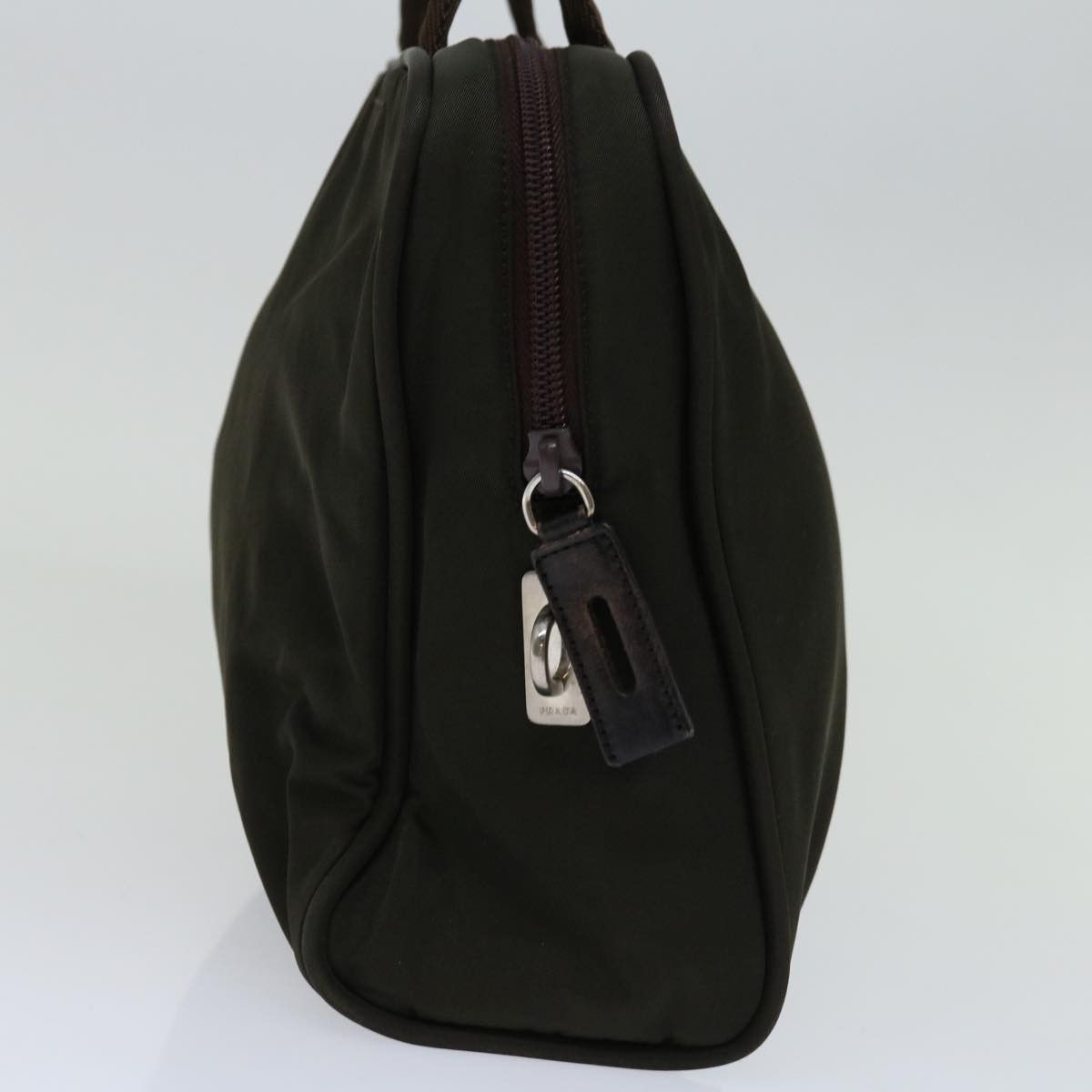 Prada Tessuto Brown Synthetic Handbag (Pre-Owned) Size ONE SIZE - 10 Thumbnail