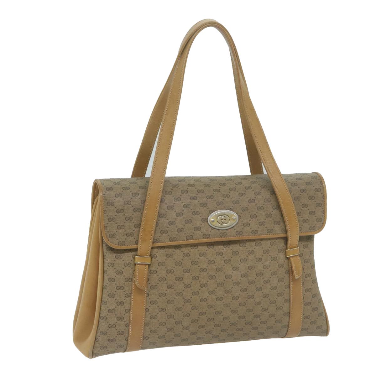 Gucci Gg Canvas Beige Canvas Shopper Bag (Pre-Owned) Size ONE SIZE - 19 Thumbnail