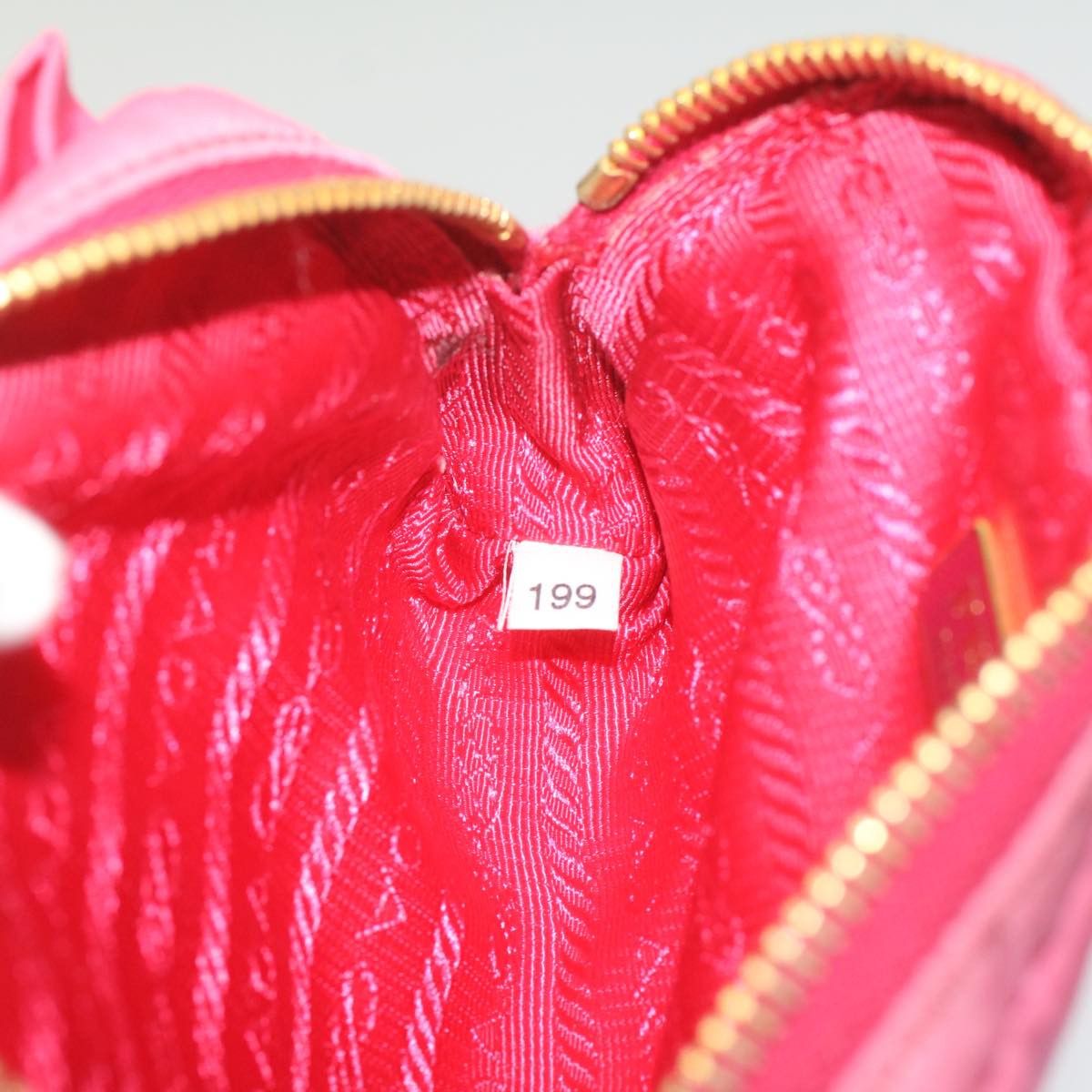 Prada Tessuto Pink Synthetic Clutch Bag (Pre-Owned) Size ONE SIZE - 18 Thumbnail
