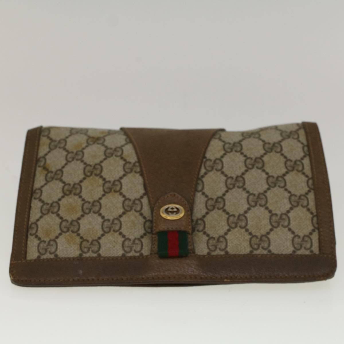 Gucci Gg Canvas Beige Canvas Clutch Bag (Pre-Owned) Size ONE SIZE - 4 Thumbnail