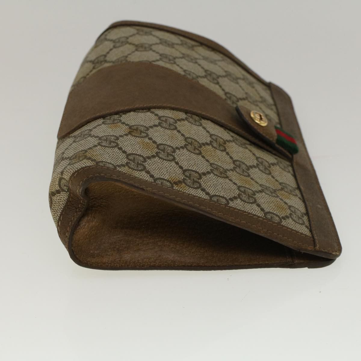 Gucci Gg Canvas Beige Canvas Clutch Bag (Pre-Owned) Size ONE SIZE - 9 Thumbnail