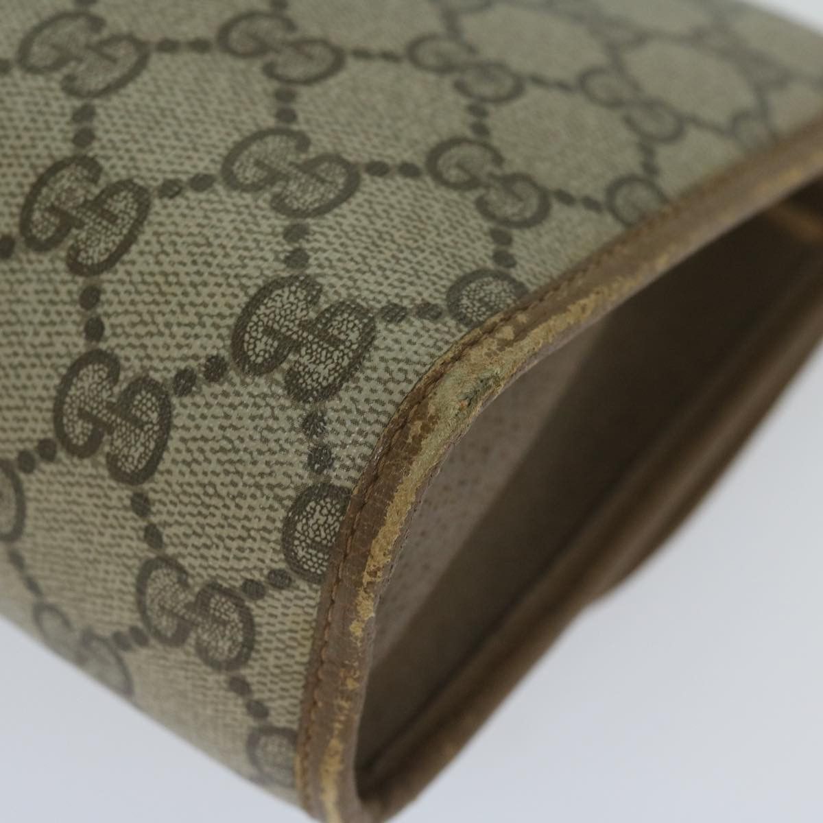 Gucci Sherry Beige Canvas Clutch Bag (Pre-Owned) Size ONE SIZE - 12 Thumbnail