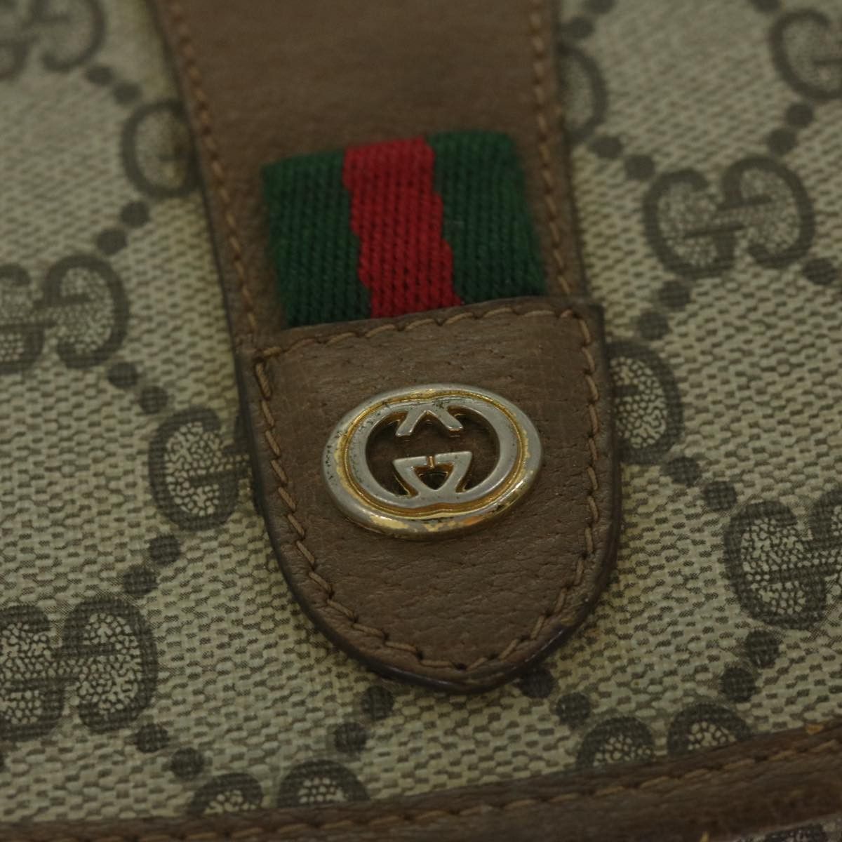 Gucci Sherry Beige Canvas Clutch Bag (Pre-Owned) Size ONE SIZE - 15 Thumbnail